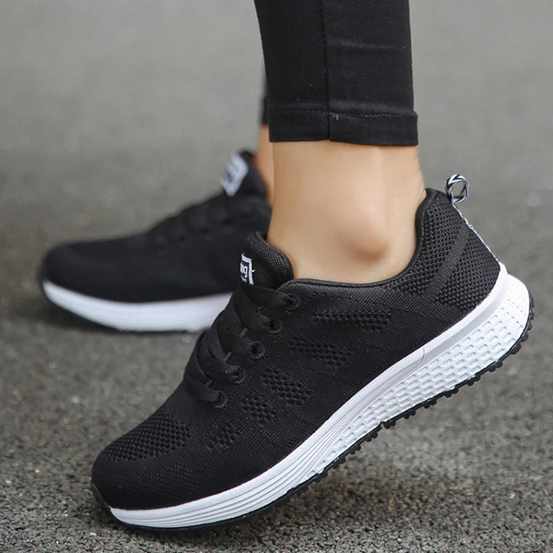 Women's Sneakers Solid Walking Sneakers Women Shoes on offer Female Footwear Ladies Shoes For Women women's sneakers trend 2024