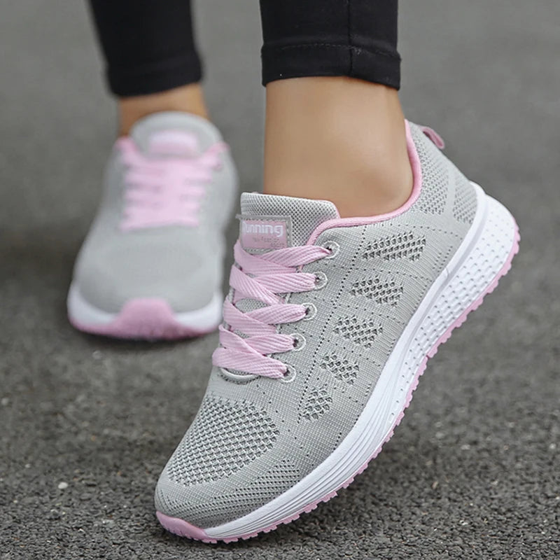 Women's Sneakers Solid Walking Sneakers Women Shoes on offer Female Footwear Ladies Shoes For Women women's sneakers trend 2024