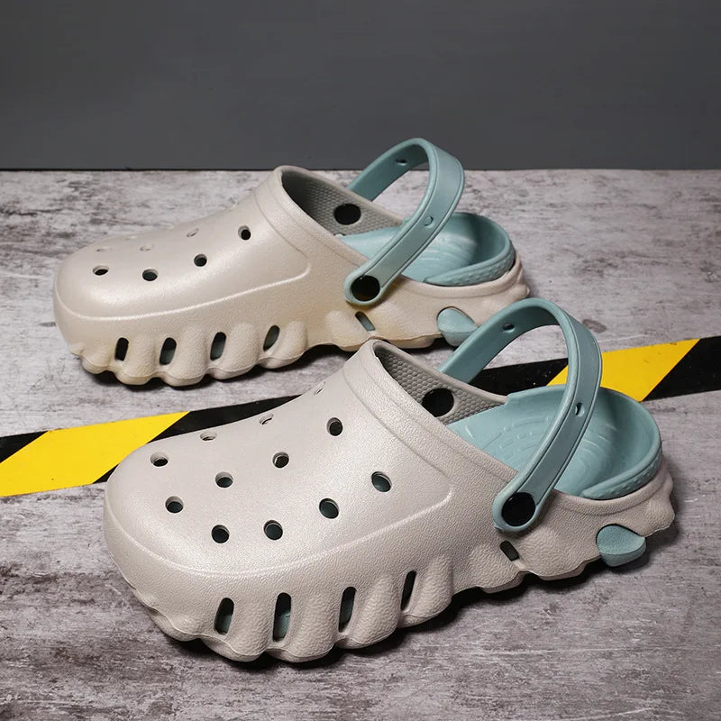 Fashion Sandals Waterproof Slippers Women Shoes Summer Outdoor Slides Soft Sole Garden Comfortable Shoes Indoor Nursing Sandals