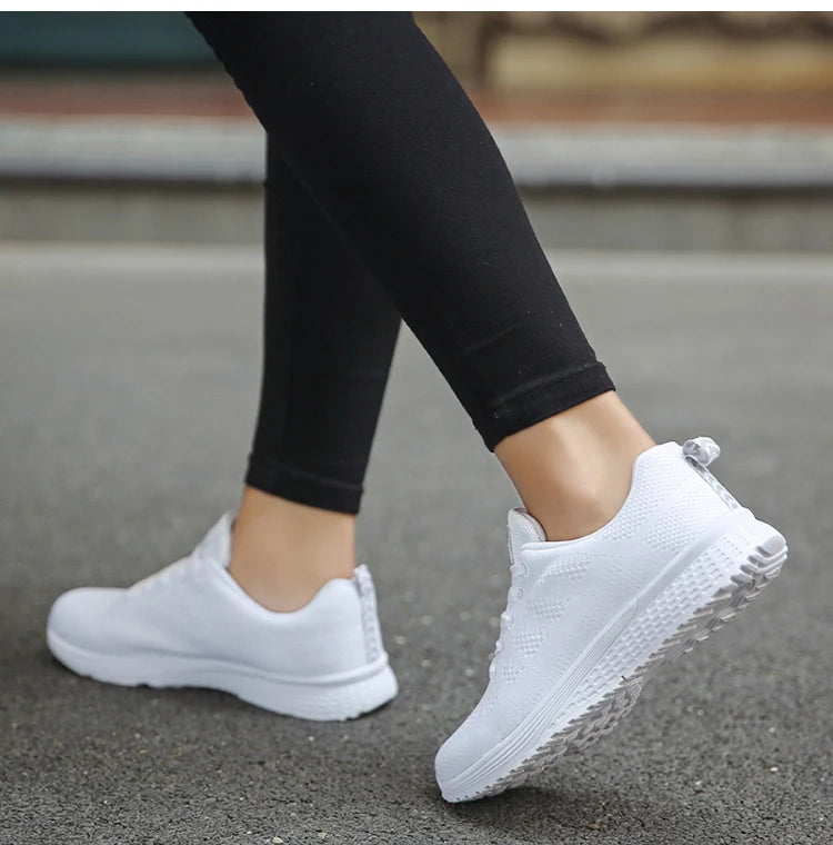 Women's Sneakers Solid Walking Sneakers Women Shoes on offer Female Footwear Ladies Shoes For Women women's sneakers trend 2024