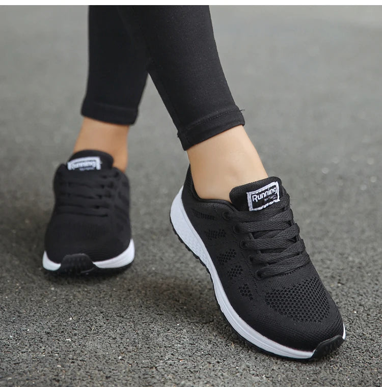 Women's Sneakers Solid Walking Sneakers Women Shoes on offer Female Footwear Ladies Shoes For Women women's sneakers trend 2024