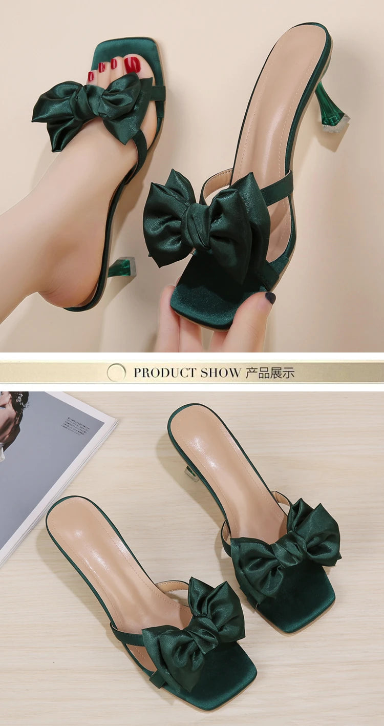 Women Sandals Stiletto Green High Medium Heel Frocks Luxury Fashion Chic Party Weddings Gold Sexy Designer Wedding Elegant Shoes