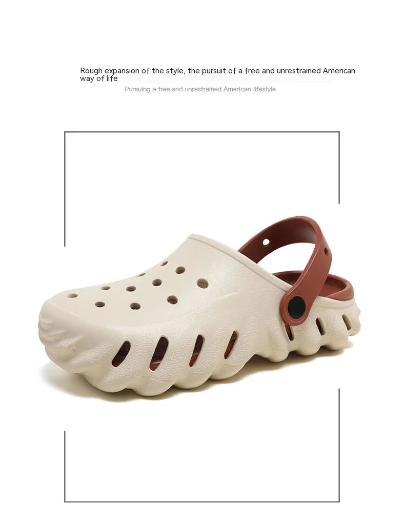 Fashion Sandals Waterproof Slippers Women Shoes Summer Outdoor Slides Soft Sole Garden Comfortable Shoes Indoor Nursing Sandals