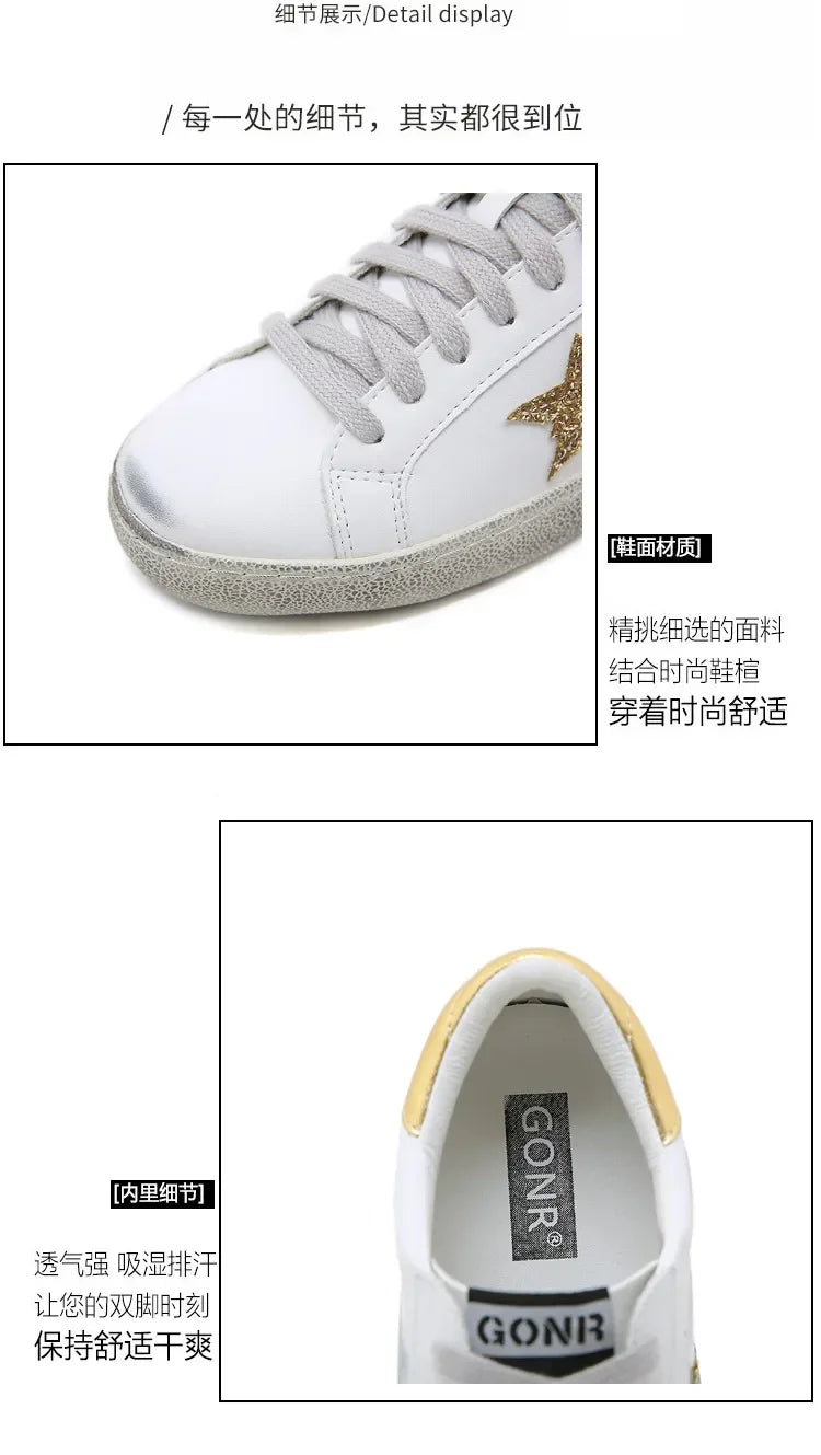 Small dirty shoes female 2024 spring and fall new wild do old stars small white shoes fashion men and women couples board shoes