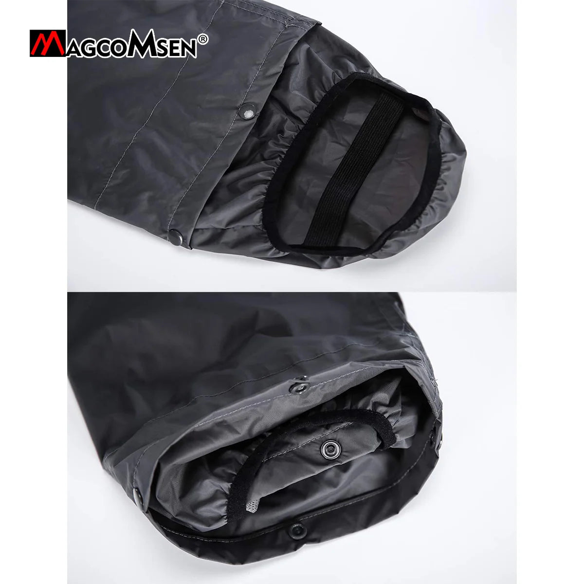 MAGCOMSEN Men's Waterproof Overtrousers Rainwear Outdoor Pants Rain-proof Rain Pants Hiking Walking Trousers With Shoes Cover