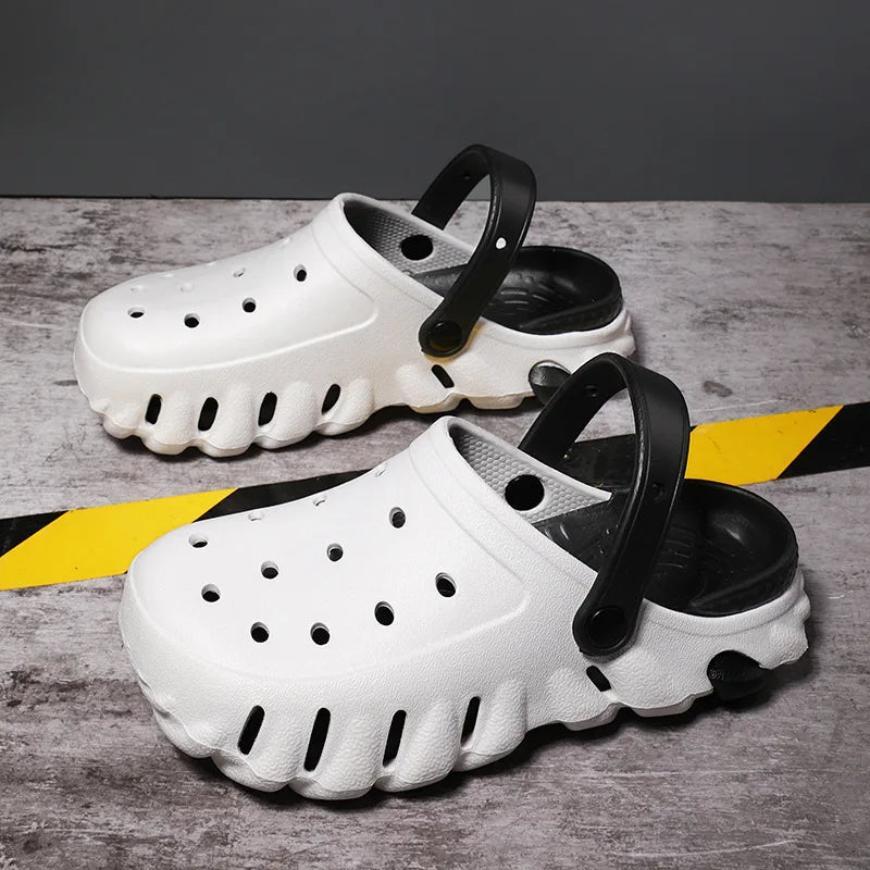 Fashion Sandals Waterproof Slippers Women Shoes Summer Outdoor Slides Soft Sole Garden Comfortable Shoes Indoor Nursing Sandals