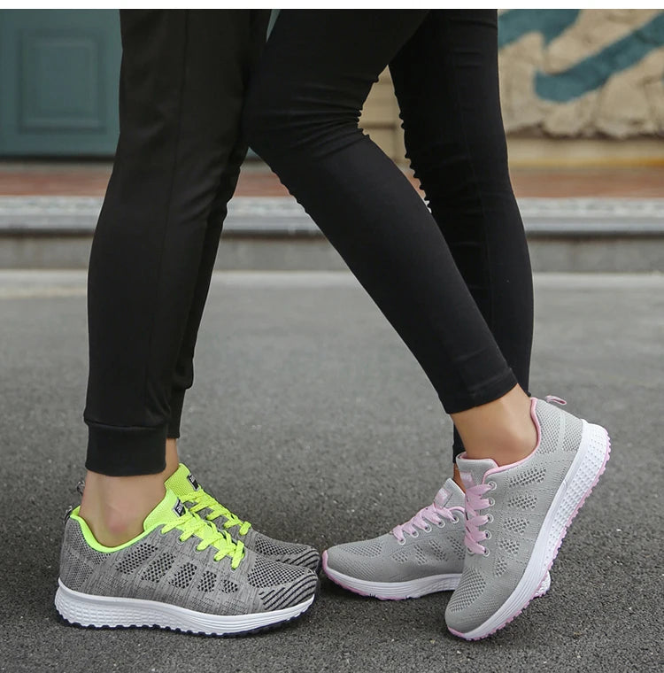 Women's Sneakers Solid Walking Sneakers Women Shoes on offer Female Footwear Ladies Shoes For Women women's sneakers trend 2024