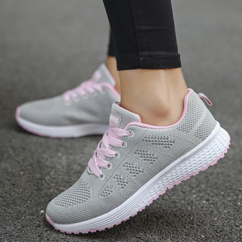 Women's Sneakers Solid Walking Sneakers Women Shoes on offer Female Footwear Ladies Shoes For Women women's sneakers trend 2024