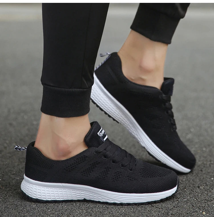 Women's Sneakers Solid Walking Sneakers Women Shoes on offer Female Footwear Ladies Shoes For Women women's sneakers trend 2024