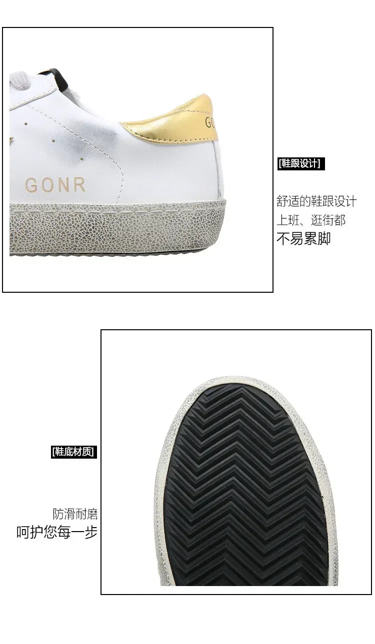 Small dirty shoes female 2024 spring and fall new wild do old stars small white shoes fashion men and women couples board shoes
