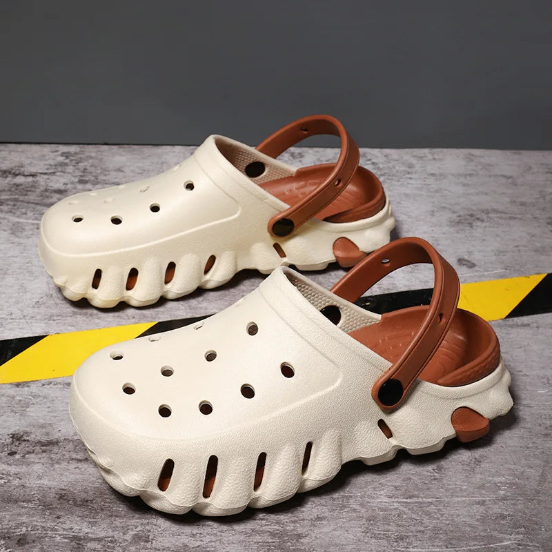 Fashion Sandals Waterproof Slippers Women Shoes Summer Outdoor Slides Soft Sole Garden Comfortable Shoes Indoor Nursing Sandals